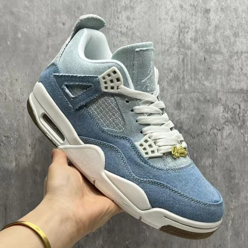 AJ 4 Denim Worn Blue Shoes Sneakers – nk0004418 - Image 14