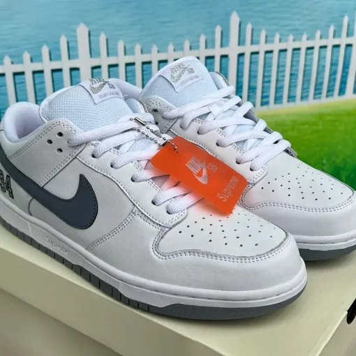 SUP x Dunk Low SB White Shoes Sneakers - nk0004520 - Image 5
