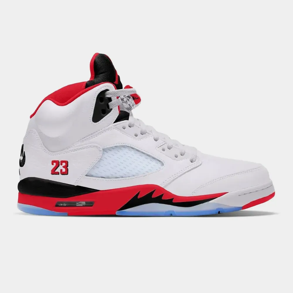AJ 5 Fire Red