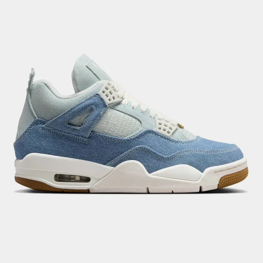 AJ 4 Denim Worn Blue