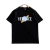 VS Black Logo-Print Cotton T-Shirt - VS0007