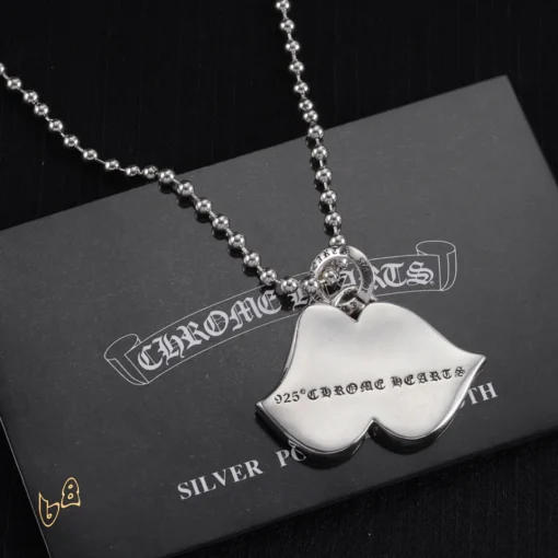 CH Lip Pendant Necklace - CH0007 - Image 2