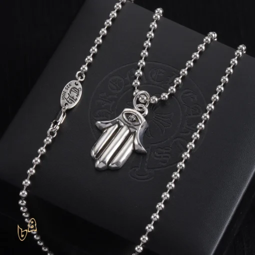 CH Crow Heart Necklace - CH0009 - Image 4