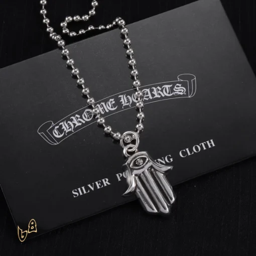 CH Crow Heart Necklace - CH0009 - Image 2