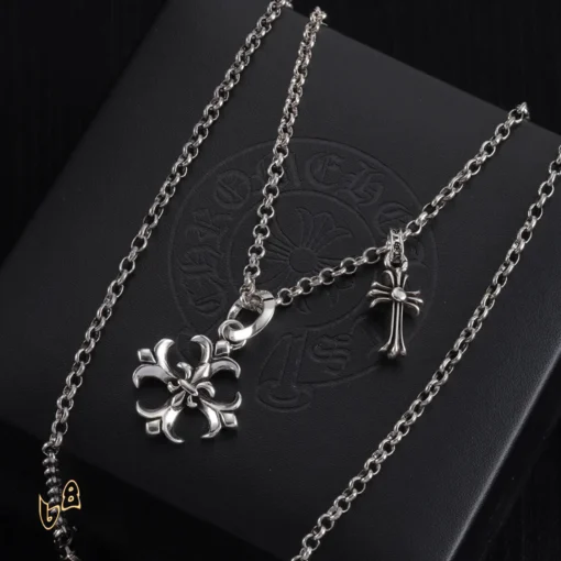 CH Cross Pendant Necklace - CH0010 - Image 4