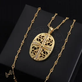 CH Oval Pendant Necklace - CH0012
