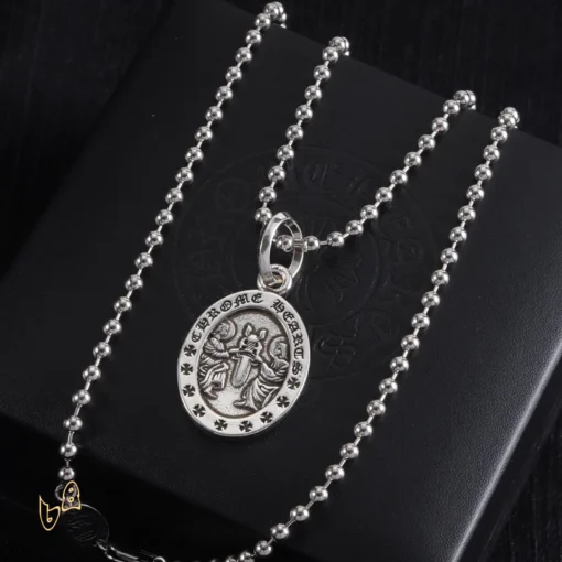 CH Oval Pendant Necklace - CH0014 - Image 5