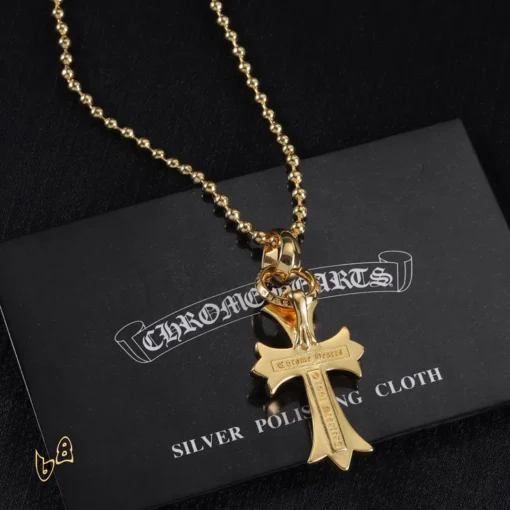 CH Cross Pendant Necklace - CH0016 - Image 3