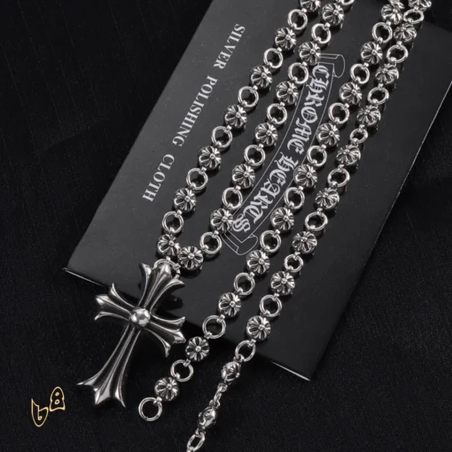 CH Cross Pendant Necklace - CH0018 - Image 5