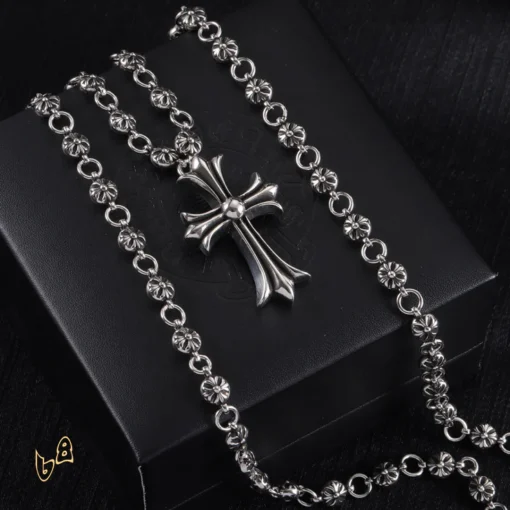 CH Cross Pendant Necklace - CH0018 - Image 2