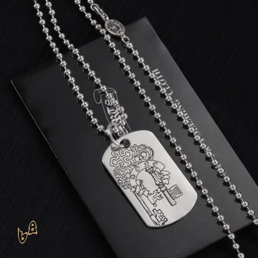 CH Dog Tag Necklace - CH0020 - Image 2