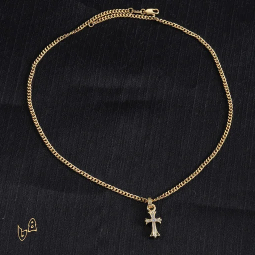 CH Cross Pendant Necklace - CH0026 - Image 4