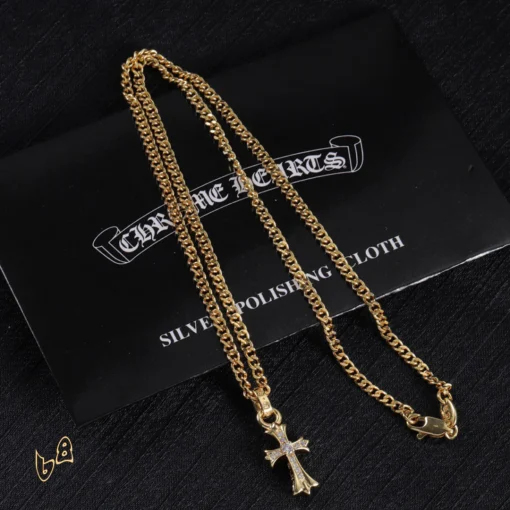 CH Cross Pendant Necklace - CH0026 - Image 3