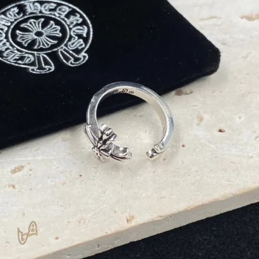 CH Silver Cross Ring - CH0085 - Image 3