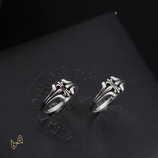 CH Ruby Floral Ring - CH0088 - Image 3