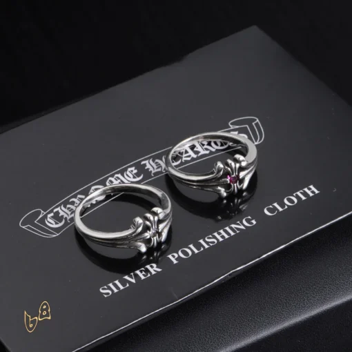 CH Ruby Floral Ring - CH0088 - Image 4