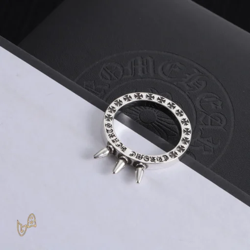 CH Triple Spike Ring - CH0092 - Image 4