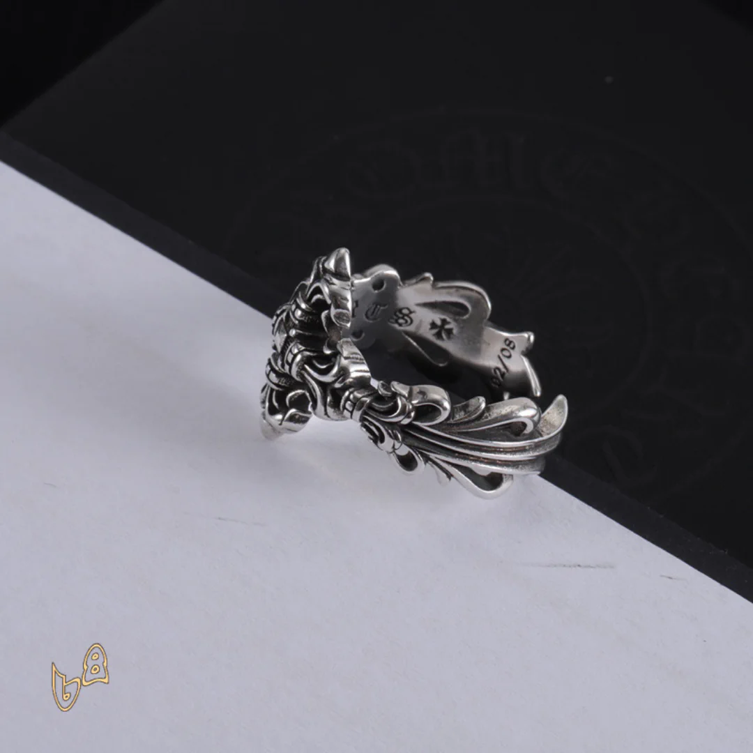 CH Filigree Cross Ring - CH0097 - Image 3