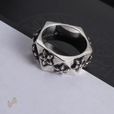CH Cross Flower Ring - CH0099