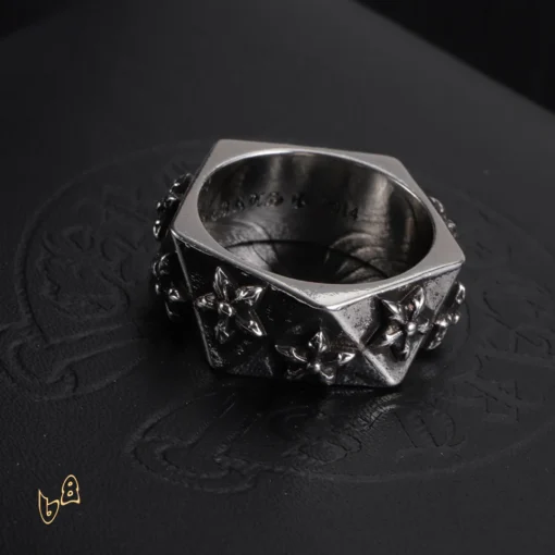 CH Cross Flower Ring - CH0099 - Image 2
