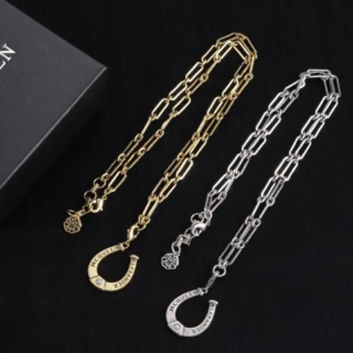 McQueen Horseshoe Charm Necklace - MC0012 - Image 4