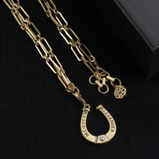 McQueen Horseshoe Charm Necklace - MC0012 - Image 2