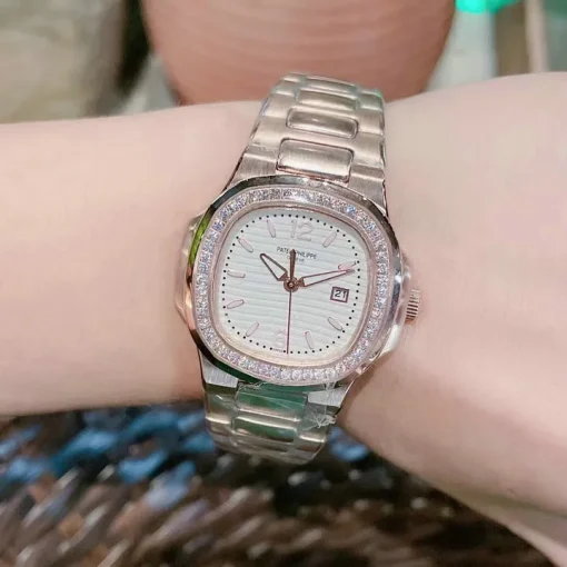 PP Nautilus 7010/1G Rose Gold Diamond Bezel Custom - PP0003 - Image 9
