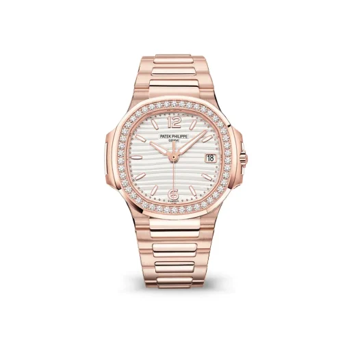 PP Nautilus 7010/1G Rose Gold Diamond Bezel Custom - PP0003