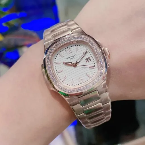 PP Nautilus 7010/1G Rose Gold Diamond Bezel Custom - PP0003 - Image 8