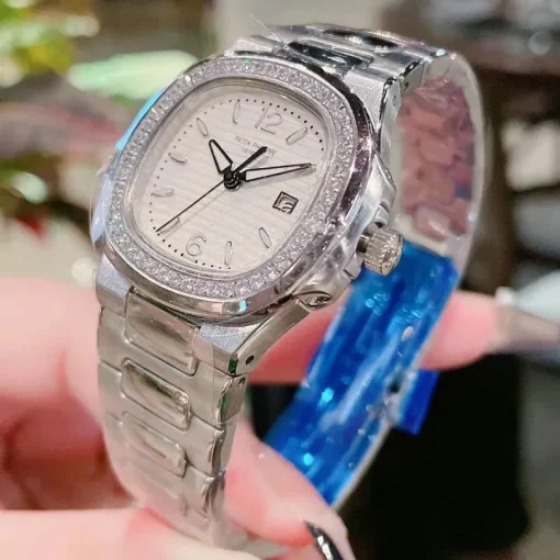 PP Nautilus 7010/1G Steel Diamond Bezel Custom - PP0004 - Image 4