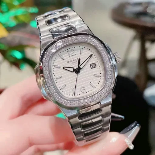PP Nautilus 7010/1G Steel Diamond Bezel Custom - PP0004 - Image 6