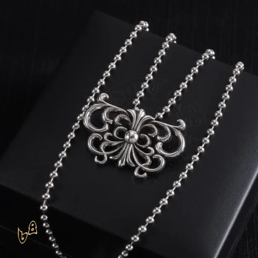 CH Butterfly Pendant Necklace - CH0031 - Image 5
