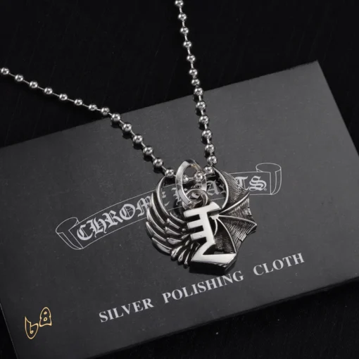 CH Wings Pendant Necklace - CH0033 - Image 2
