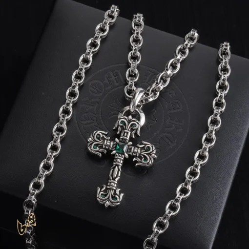 CH Cross Pendant Necklace - CH0037 - Image 11