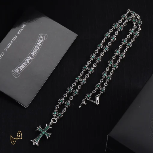 CH Cross Pendant Necklace - CH0038 - Image 4