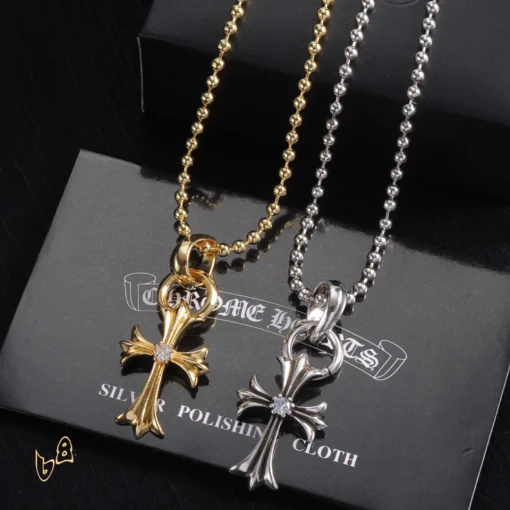 CH Cross Pendant Necklace - CH0044 - Image 7