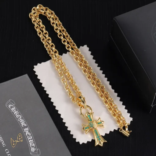 CH Cross Pendant Necklace - CH0047 - Image 5
