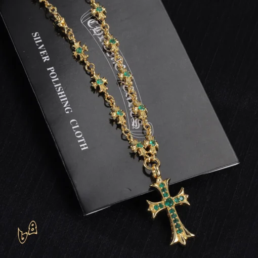 CH Cross Pendant Necklace - CH0049 - Image 3
