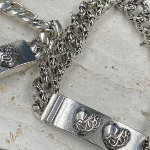 CH Fancy Link Curb Chain Bracelet  - CH0052 - Image 4