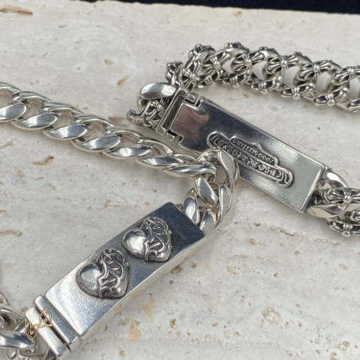 CH Fancy Link Curb Chain Bracelet  - CH0052 - Image 3