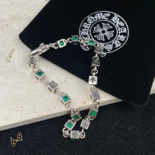 CH Silver Dice Bracelet - CH0053 - Image 3