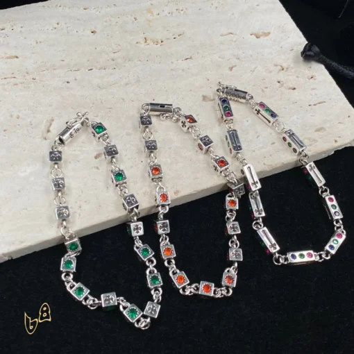 CH Silver Dice Bracelet - CH0053 - Image 2