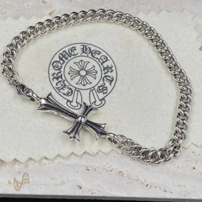 CH Silver Cross Bracelet - CH0060