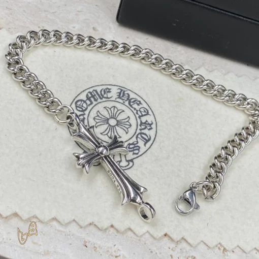 CH Silver Cross Bracelet - CH0060 - Image 2