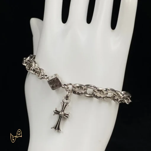 CH Cross Dice Bracelet - CH0061 - Image 3