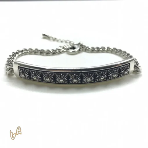 CH Cross Flower Bracelet - CH0065 - Image 4