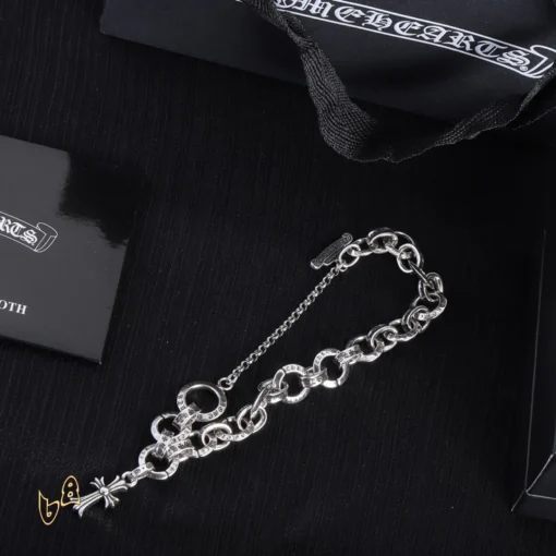 CH Silver Chain Link Bracelet - CH0066 - Image 5