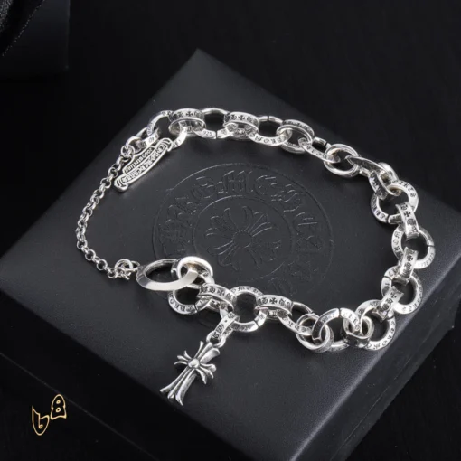 CH Silver Chain Link Bracelet - CH0066 - Image 4