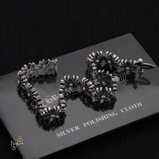 CH Cross Flower Bracelet - CH0068 - Image 6