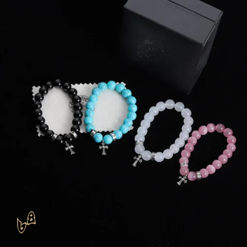 CH Beaded Cross Bracelet - CH0070 - Image 5